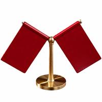 Support de bureau pliable de luxe en laiton, imprimé en typographie, pour décoration de table, personnalisable, mini présentoir pour la maison