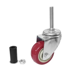 Xe đẩy Ống nạc bánh xe phổ quát 3/4/5 inch bánh lái im lặng, tay chống trượt phổ quát, kệ hậu cần ròng rọc nhỏ - Product Image 2