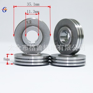 ลูกกลิ้งป้อนลวดกรัมมาเนียม เหล็กขนาด 0.6-1.6 มม. สำหรับเครื่องเชื่อมโอทีซี - Product Image 2