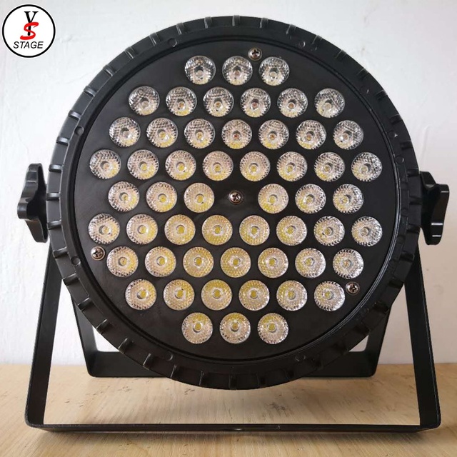 Best Selling Stage Light Equipment 54pcs 4in1 LED Parled Par Light Waterproof IP65 Slim Lamp Wedding Club