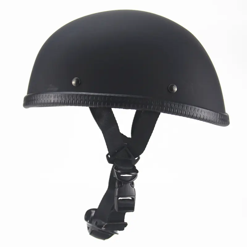 Casco de seguridad para motocicleta, protector de media cara estilo alemán abierto, estilo retro clásico Harle