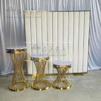 Table de décoration de mariage, table à gâteaux pour événements, mariage