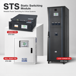 Interruptor de Transferencia Estática Inteligente de 63A, Trifásico, Doble Fuente de Alimentación, ATS, Transición Inteligente de 5ms, Montaje en Rack, OEM Personalizado - Product Image 2