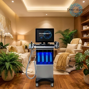 Les salons de beauté utilisent la machine d'hydrodermabrasion hydratante Hydro Aqua 360 Hydra Dermabrasion pour le nettoyage des pores et le soin du visage par jet peel. - Product Image 1
