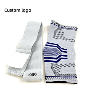 Venta al por mayor de nailon de punto antiesguinces protección de bobinado funcionamiento cálido equipo de protección ajustable soporte de tobillo <span class=keywords><strong>con</strong></span> correa - Product Image 5