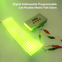 Panneau matriciel LED de haute qualité WS2812B 8*8 8*32 16*16 5V RGB WS2812 Pixel adressable Flex Led Dot matrix Light Flexible Screen