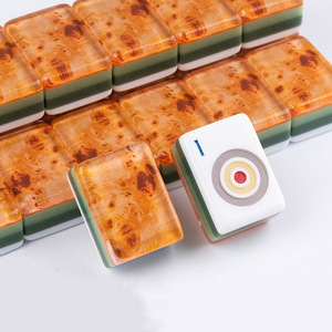 Custom Luxury Magenta American <b>Mahjong</b> Tile <b>Set</b> 4 Layer Acrylic 160pcs for 4 Players Use - Product Image 2