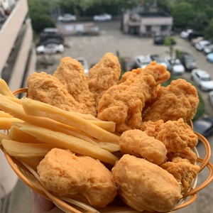 ชุดโปรโมชั่นจำลองไก่ทอด KFC อเมริกัน ไก่เนื้อเทียม ไก่ทอดกรอบ ไก่ชิปส์ สำหรับจัดแสดงหน้าร้าน - Product Image 6