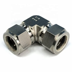 Connexion de <span class=keywords><strong>Tube</strong></span> d'usine Wenzhou 1/16 "304 316 raccords de <span class=keywords><strong>Tube</strong></span> de Compression 316L bouchon de virole en acier inoxydable avec extrémités filetées - Product Image 4