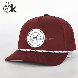 Chapeaux de camionneur à broderie personnalisée OEM Chapeaux de camionneur Otto Écusson en caoutchouc vierge Chapeaux découpés au laser Chapeaux de forage perforés pour l'extérieur - Product Image 1