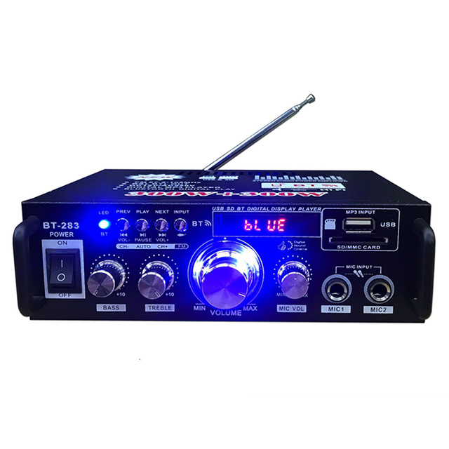 BMG BT-283 Stereo Amplifier Bt  Fm Karaoke 600w Karaoke Amplifier System