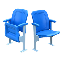 Sièges de stade inclinables avec porte-gobelets personnalisés, chaises pliantes en plastique