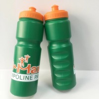Botella de Agua Deportiva de Plástico Suave con Tapa de Rosca, Unisex, para Deportes al Aire Libre, Fitness, Ciclismo de Montaña, PP, Apta para Alimentos