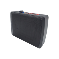 8 Subwoofers de voiture actifs et minces à installer sous le siège, 120W RMS, boîtier en bois, fabrication OEM, fourniture directe d'usine