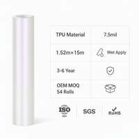 Film de protection de véhicule (PPF) en TPU aliphatique, série nacrée blanc-violet, auto-réparant, anti-jaunissement, hydrophobe, vente en gros, couleurs variées