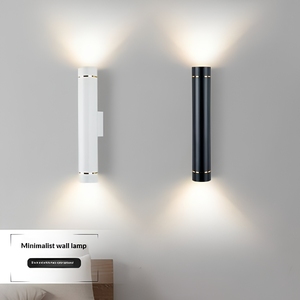 <span class=keywords><strong>Applique</strong></span> <span class=keywords><strong>murale</strong></span> LED <span class=keywords><strong>pour</strong></span> couloir d'hôtel, éclairage tubulaire haut/bas, finition aluminium blanc/noir/doré <span class=keywords><strong>pour</strong></span> <span class=keywords><strong>escalier</strong></span>, hall, chambre - Product Image 1