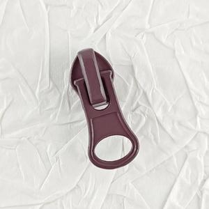 Tête de fermeture éclair en métal zinc écologique à glissière ouverte/continue pour uniforme scolaire, manteau et bagages avec motif coloré peint - Product Image 5