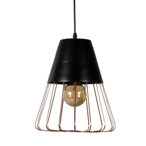 Cage en métal rectangulaire rustique réglable luminaire suspendu lustre de couloir en fer éclairage cordon réglable pour un usage domestique - Product Image 6