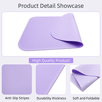 Tapis de bain pour chien en silicone durable, antidérapant, résistant à l'humidité, antistatique, produits de toilettage pour animaux de compagnie