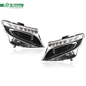 Conjunto de Faros Delanteros para <span class=keywords><strong>Mercedes</strong></span> <span class=keywords><strong>Vito</strong></span> W447 2016-2025, V260, Configuración <span class=keywords><strong>Alta</strong></span>, Lente de Proyector LED, Actualización DRL - Product Image 4