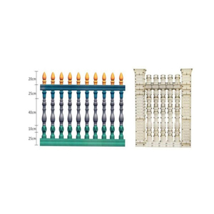 Moules de clôture de <span class=keywords><strong>ciment</strong></span> en plastique, poste de clôture, panneau de béton moulé en bijouterie - Product Image 3