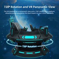 Le jeu du cinéma VR de simulateur de la puissance VR de film usine l'UFO de 9D VR