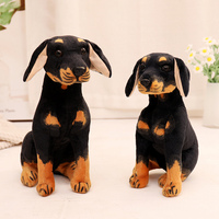 Simulation Armée Chiens Mignon Rottweiler Animal Doux Chien En Peluche Jouet Décor À La Maison Cadeau Pour Enfants Cadeaux D'anniversaire