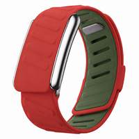 Bracelet de sport élastique en silicone tendance pour tracker de fitness WHOOP 5.0 MG, boucle de remplacement en acier inoxydable