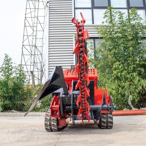 Trancheuse compacte HIG Skid Steer WTC-24, design compact pour la construction - Product Image 3