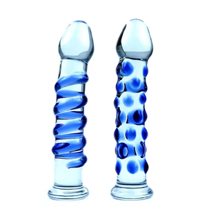 Heißer Verkauf Kristall Boro silikat Glas Sexspielzeug weibliche <span class=keywords><strong>Penis</strong></span> Stimulation G-Punkt Massage gerät hitze beständige Glas dildo Homosexuell Spielzeug - Product Image 6
