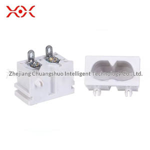 <span class=keywords><strong>Prise</strong></span> de courant <span class=keywords><strong>en</strong></span> laiton AC-019, deux broches, deux trous, sans oreilles, <span class=keywords><strong>en</strong></span> forme de huit, alimentation directe, installation encastrée dissimulée - Product Image 1