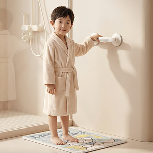 Barre de maintien pour bain de bébé, poignée de sécurité en plastique sans perçage, support antidérapant pour enfants et femmes enceintes - Product Image 1