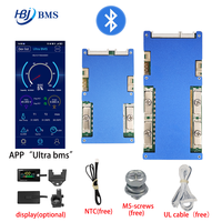 BMS Intelligent en Gros 6S 8S 10S 12S 13S 15S 16S 17S 19S 20S 23S 24S 24V 36V 48V 60V 72V 80A-200A avec Bluetooth et Application