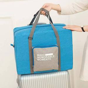 Sac de voyage pliable grande capacité, sac à bagages imperméable avec pochette pour valise - Product Image 3