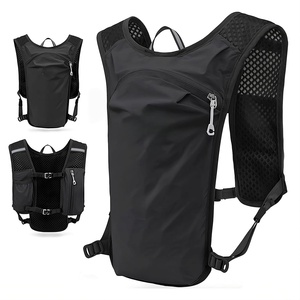 Sac à dos pliable en nylon léger, respirant, pour cyclisme, course à pied, randonnée, avec bretelles arquées, unisexe, pour le sport et les activités de plein air B0019 - Product Image 6
