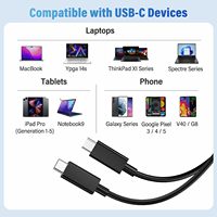 Kabel Data PD 100W 8K60Hz Acasis 40Gbps USB 3.1 Gen 2 Thunderbolt 4 Bersertifikasi Intel