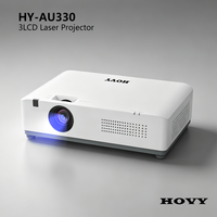 Proyektor Laser 2K 3LCD 3300 Lumens 300-Inci untuk Home Theater dengan Zoom 1.2X, Keystone, HDMI & Daya Tahan 30000 Jam