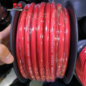 1/0 AWG 0 Gauge 25FT Battery Cable Black Premium Pure <strong>Copper</strong> Power <strong>Wire</strong> for Car Audio - Product Image 2