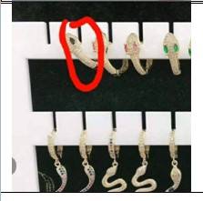 BMZ-anillo de boda doble para hombre y mujer, de oro de 18K, de compromiso, bañado en Oro real, serpiente, <span class=keywords><strong>2020</strong></span> - Product Image 3