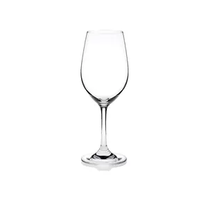 Wholesale High Quality 346ml Customized Logo Lead Free Crystal Goblet Wine Glasses