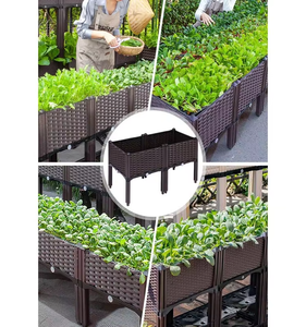 La migliore vendita di alta qualità moderna impilabile rialzato da giardino fioriera scatole di porcellana la scelta migliore per la coltivazione di vasi di fiori fioriere - Product Image 6