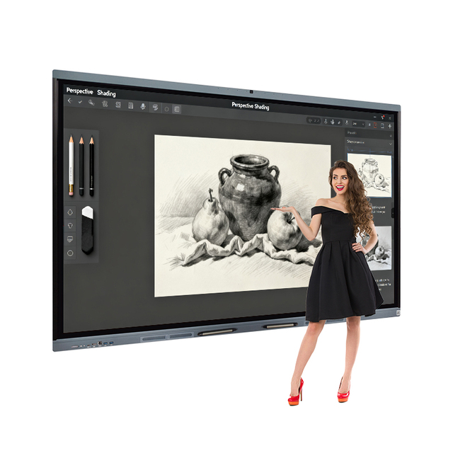 55 65 75 86 98 Inch Touch Screen LCD Display Flat Panel Digital Meeting Smart Board Interactive Board Price Whiteboard