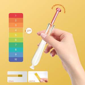 Gel Pengencang vagina Chamomile, pelumas feminin pelembab tahan lama dengan 10 Gel sekali pakai yang telah diisi sebelumnya untuk intim kekeringan - Product Image 3