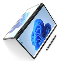 Ordinateur portable YOGA à double écran 360 Flip 14 pouces, ordinateur portable personnalisé pour créateurs de contenu, présentation sur les réseaux sociaux, PC OEM