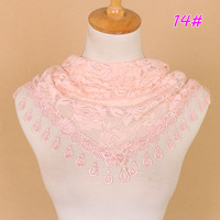 Voile Catholique Dentelle Mantille Espagnole Blanche pour Femmes, 18 Couleurs, Châle d'Église pour Chapelle, Foulard Couvre-Chef pour Messe et Écharpes