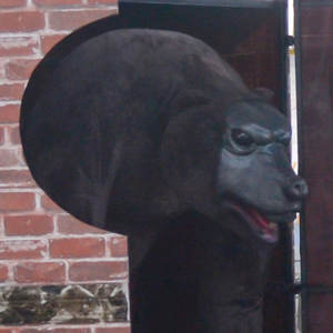 Modelo animatronic de Halloween, decoración de salón de películas, accesorios de Casa de horror, oso enjaulado, fantasma para casa embrujada - Product Image 4