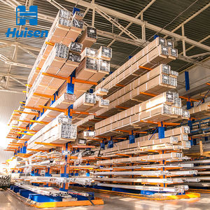 Rak Pallet Industri Baja Sistem Rak Kantilever Bertingkat Lapisan yang Dapat Disesuaikan Konstruksi Tahan Lama Perlindungan Korosi - Product Image 3