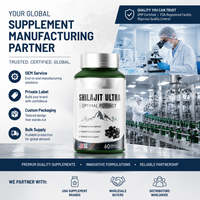 Capsules de Shilajit de haute pureté en stock aux États-Unis – Complément pour l'énergie quotidienne, la concentration et le bien-être corporel