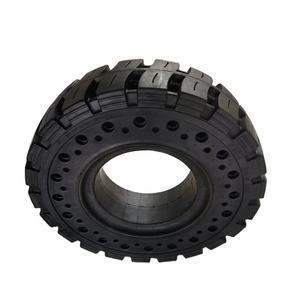 Neumático de goma sólida para carretilla elevadora 300x100-6 2,50 resistente al desgaste con precios competitivos para carretilla elevadora y barredora - Product Image 5