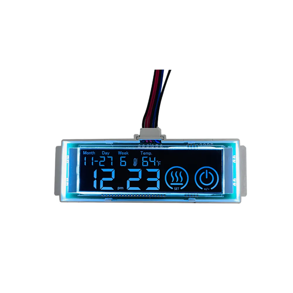 12V thời gian ngày hiển thị nhiệt độ màn hình LCD điện dung thông minh Dimmer cảm ứng cảm biến chuyển đổi đơn sắc LED